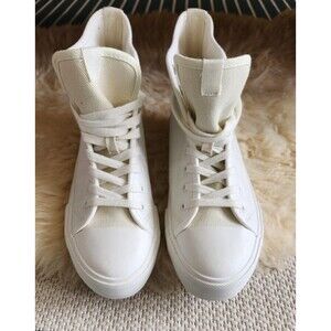 American Eagle AE Mens Lace Up High Top Sneakers Mixed Materials SZ 8M